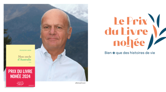 Portrait du lauréat du prix du Livre Nohée 2024 François Garde